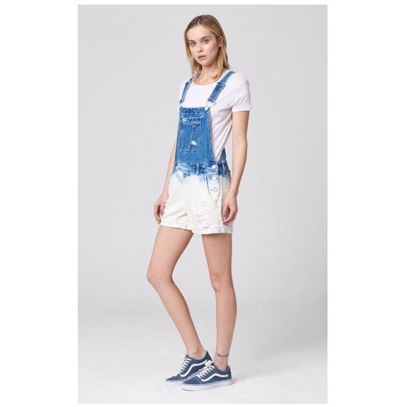 Blanknyc Fade to White Bib Overalls - Picture 2 of 11